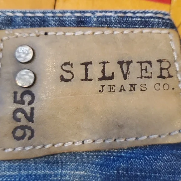 Mens Silver Jeans 925 Series Gordie 33x34 - Picture 6 of 12
